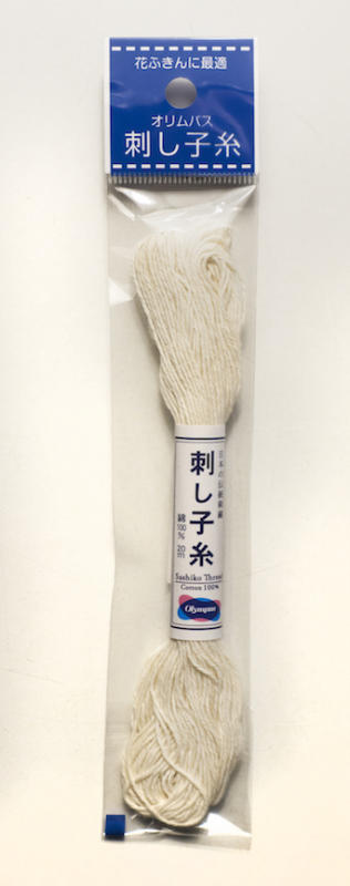 Cream #2- Sashiko thread 100% cotton 20 meters  $2.25 Thick thread