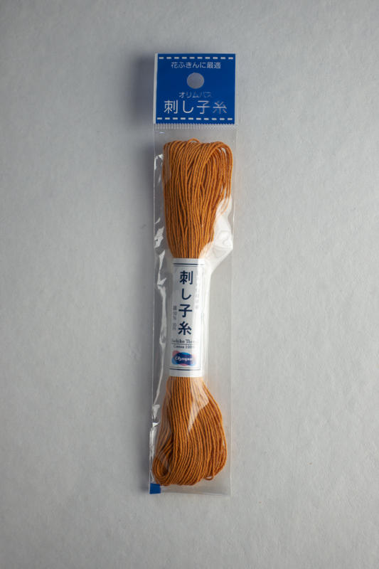  Pumpkin #4 Sashiko thread 100% cotton 20 meters  $2.25 Thick thread