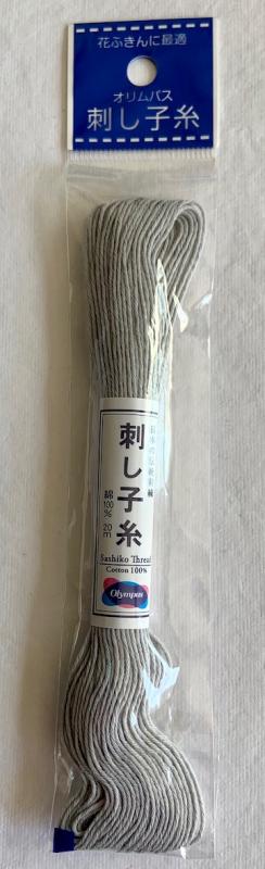  Gray #28 Sashiko thread 100% cotton 20 meters  $2.25 Thick thread