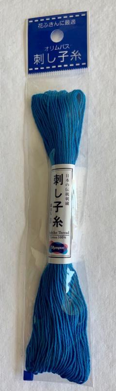 Blue #27 Sashiko thread 100% cotton 20 meters  $2.25 Thick thread
