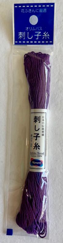  Purple #19 Sashiko thread 100% cotton 20 meters  $2.25 Thick thread