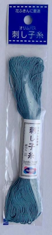 Sky Blue #9 Sashiko thread 100% cotton 20 meters  $2.25 Thick thread