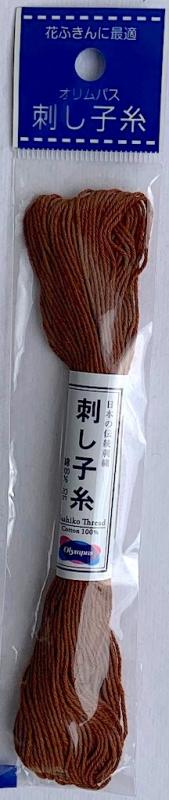  Brown #3 Sashiko thread 100% cotton 20 meters  $2.25 Thick thread