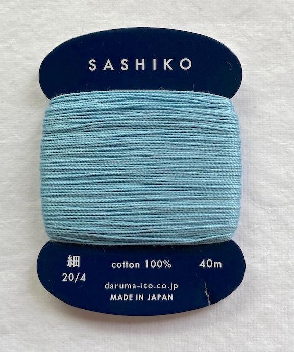 Daruma Water Blue #226, thin thread, cotton, 40 meters $2.99