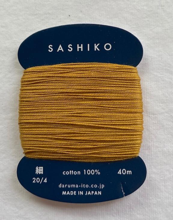 Thin Sashiko Thread, Gold