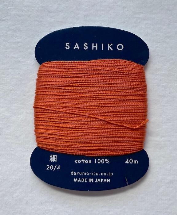 Daruma Rusty Orange #214, thin thread, cotton, 40 meters $2.99