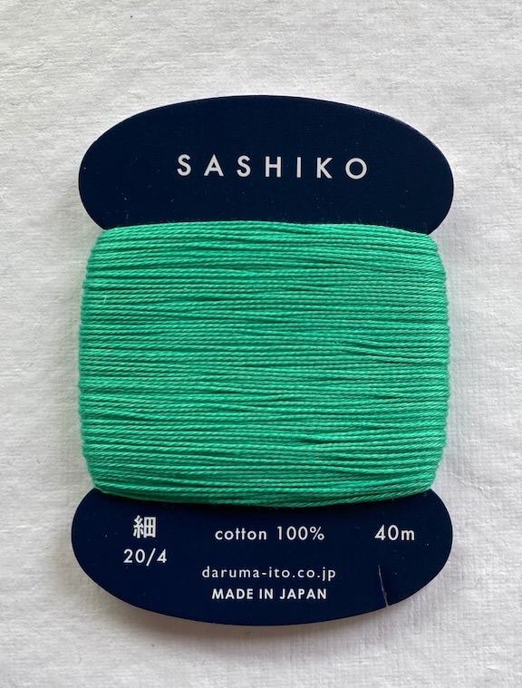 Daruma Mint Green #207, thin thread, cotton, 40 meters $2.99