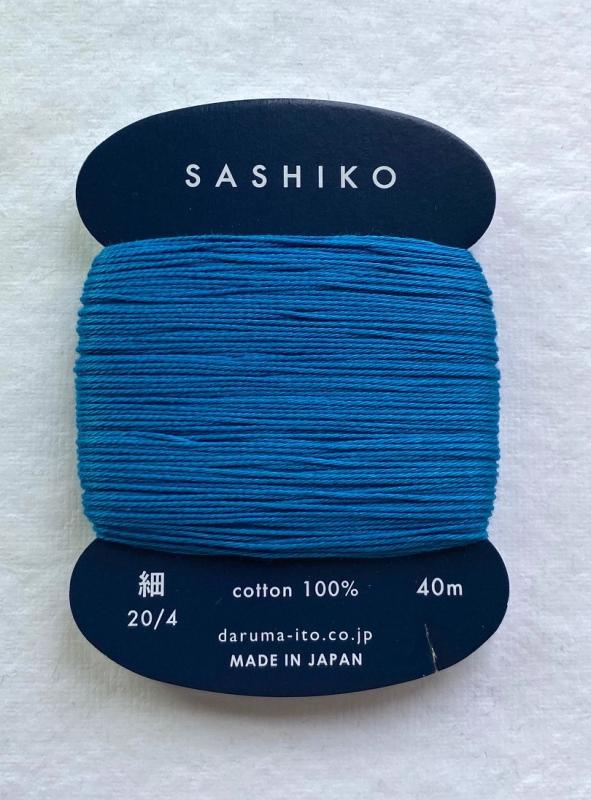 Daruma Blue #224, thin thread, cotton, 40 meters $2.99