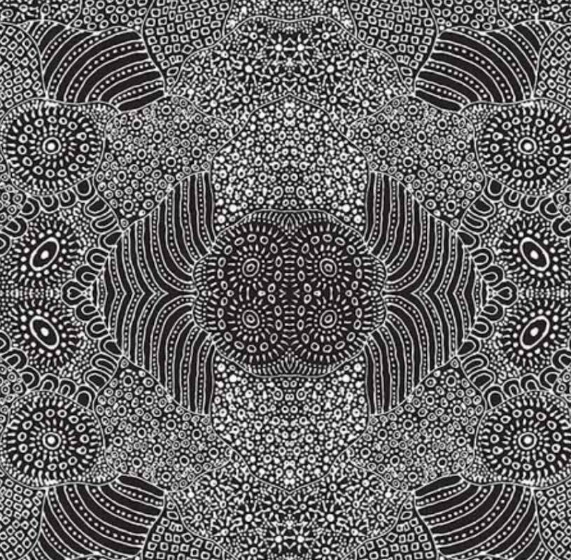Waterhole Black 100% cotton
