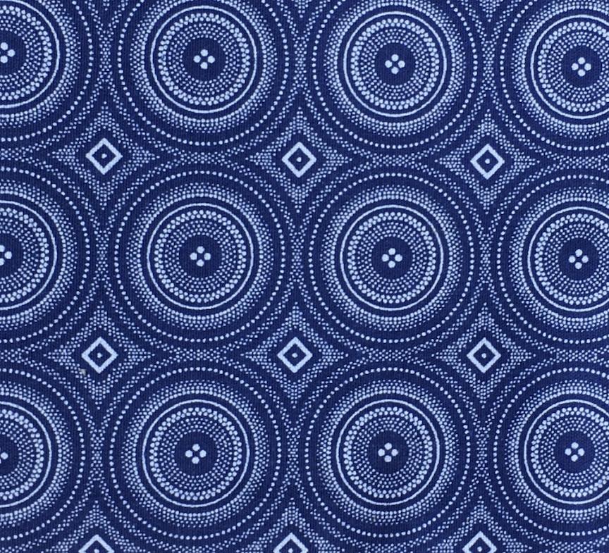 Indigo medallion 