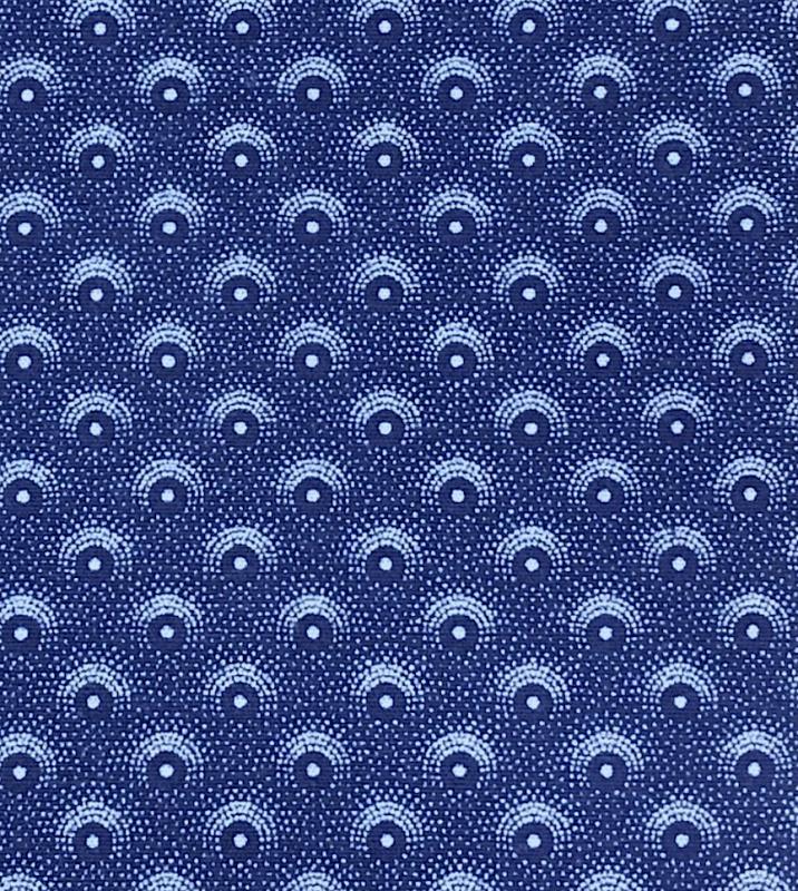 Indigo tiny circles 