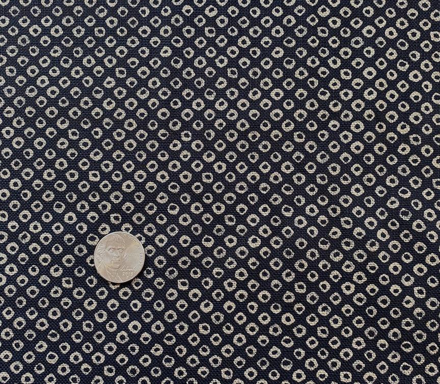 Shibori dots-woven texture- 100% cotton