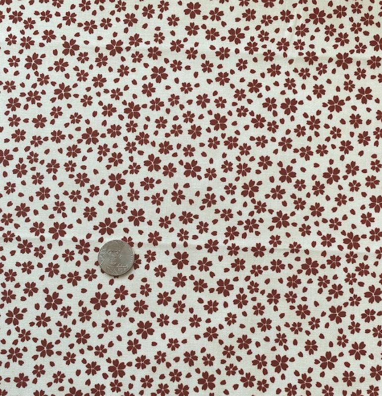 Red Flowers - 100% cotton