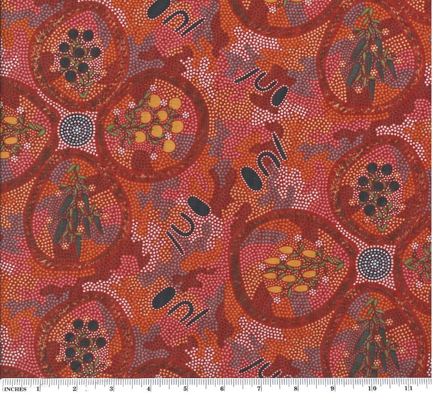 Popular Bush Tucker Brown 100% cotton