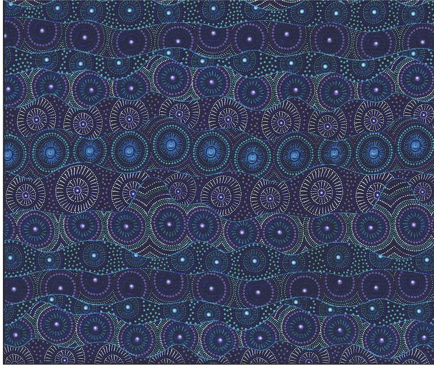 Alpara Seed blue 100% cotton
