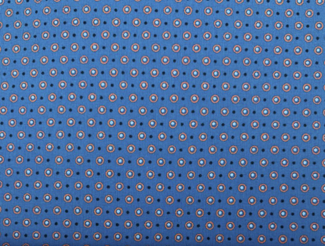 Turquoise orange dot