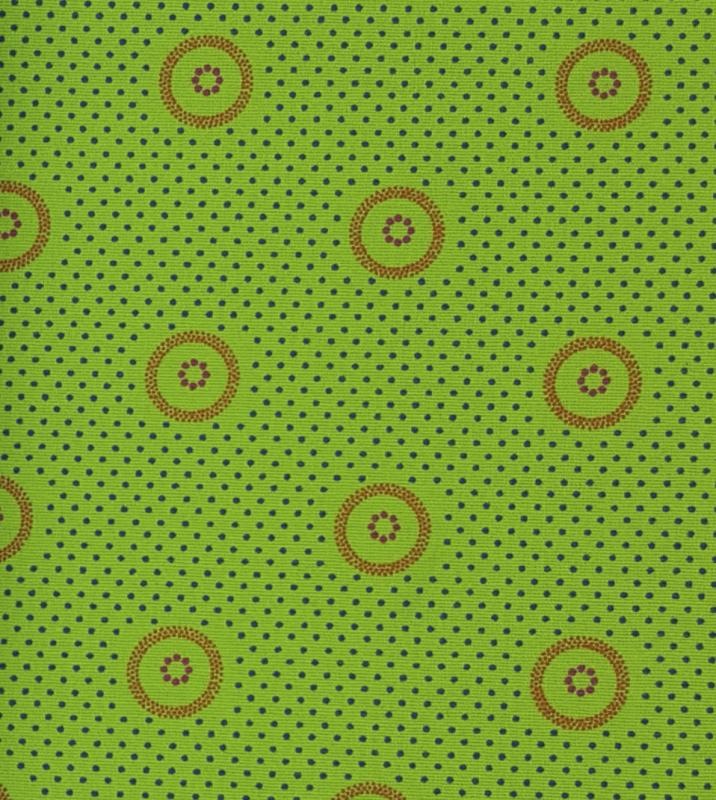 Lime orange double circle