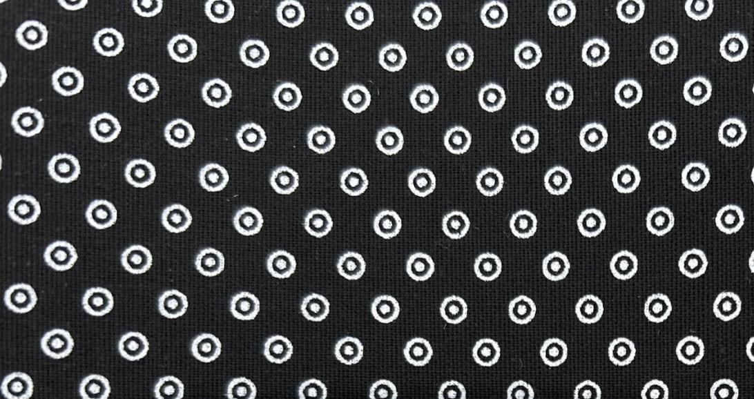 white black dot