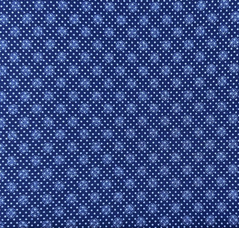 Indigo circles mini dots