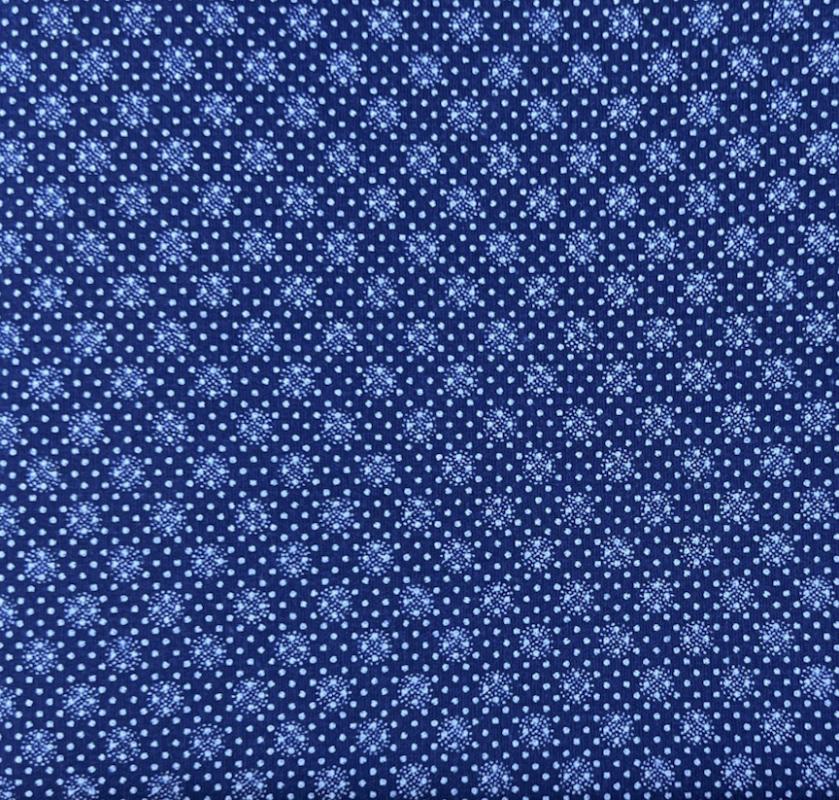 Indigo circles mini dots