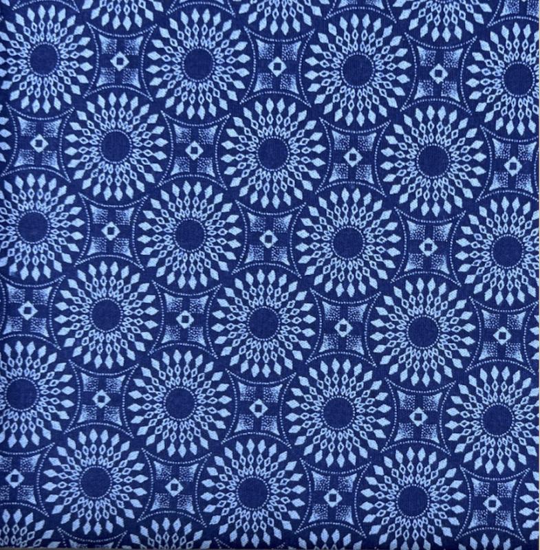 Indigo diamond circles